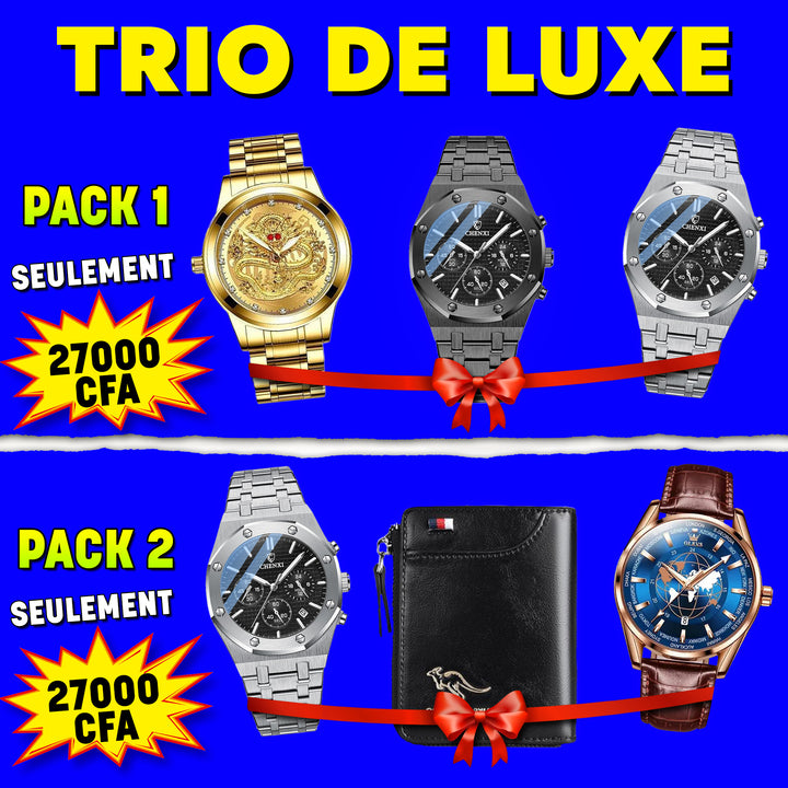 Trio Pack - 3 Luxury Watches ⏳ 24h