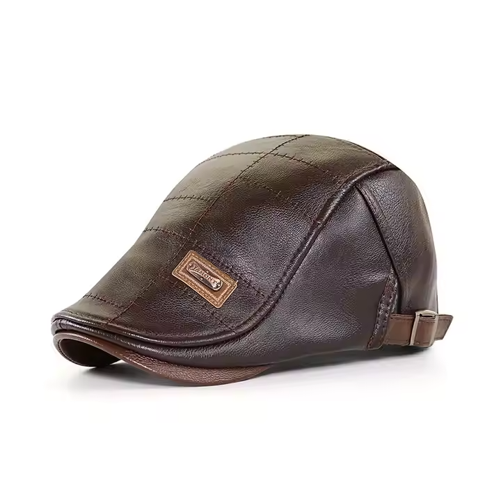 Béret en cuir tendance 2025