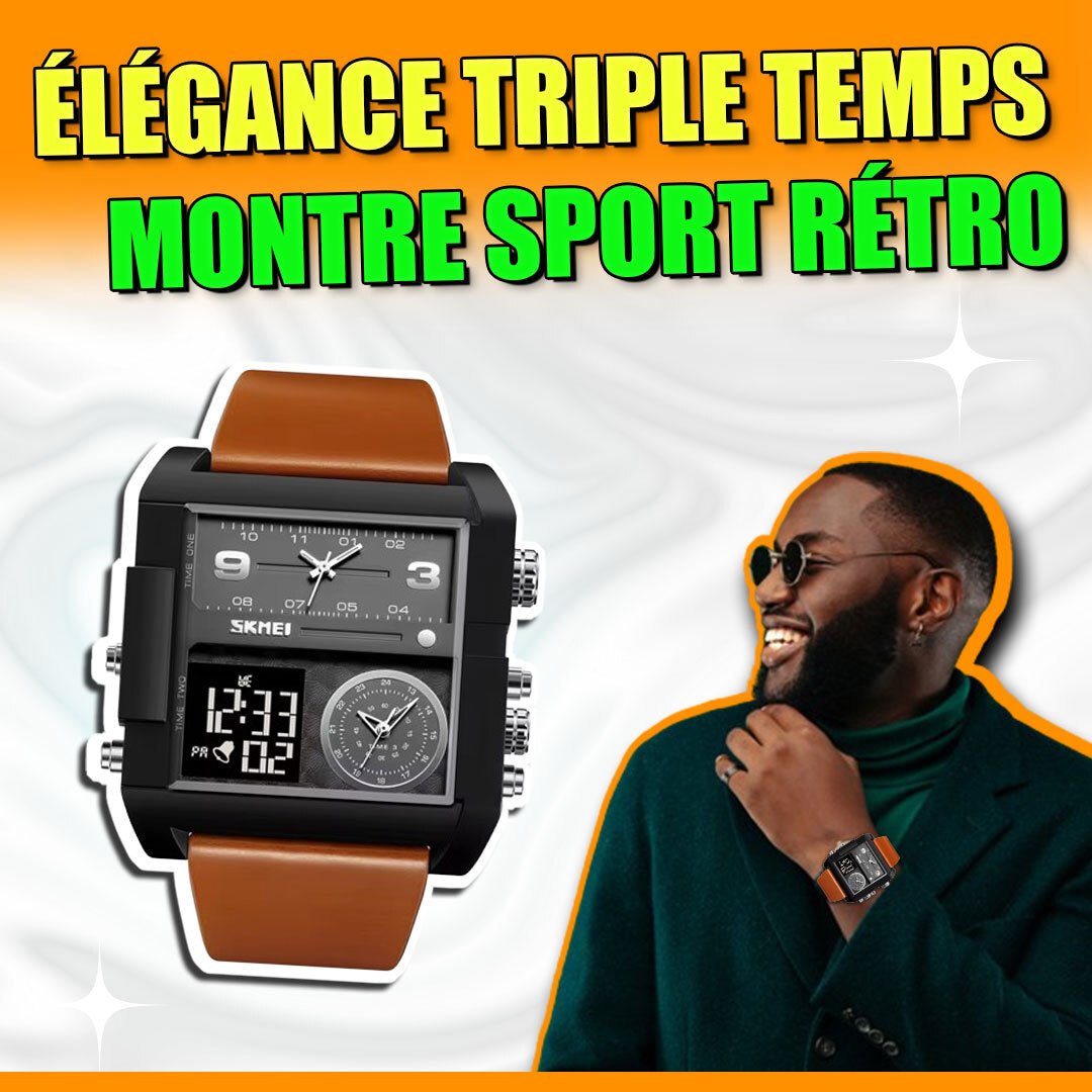Montre de luxe -SKME Noir-GB