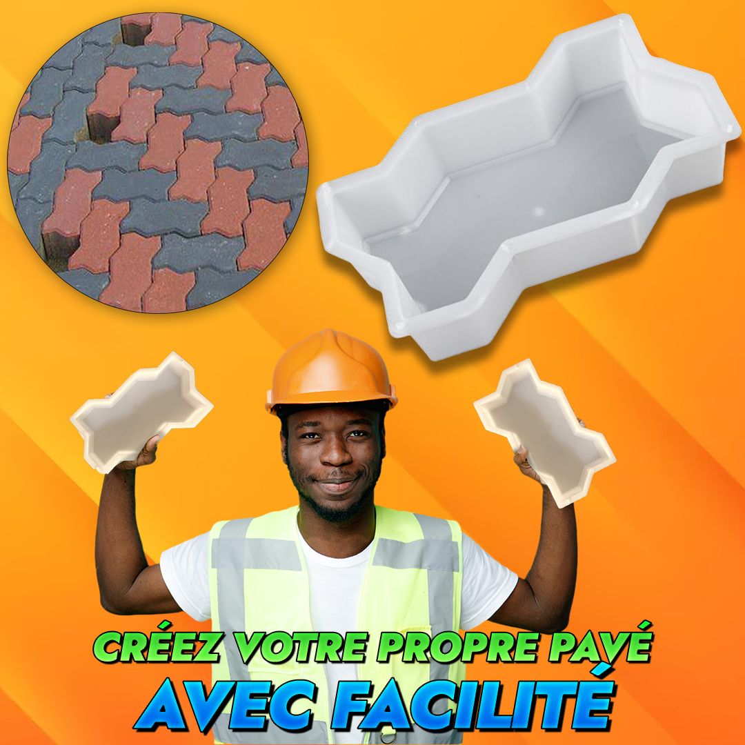 Wave Shape Reusable Concrete Zig Zag Brick Mold-CNG 
